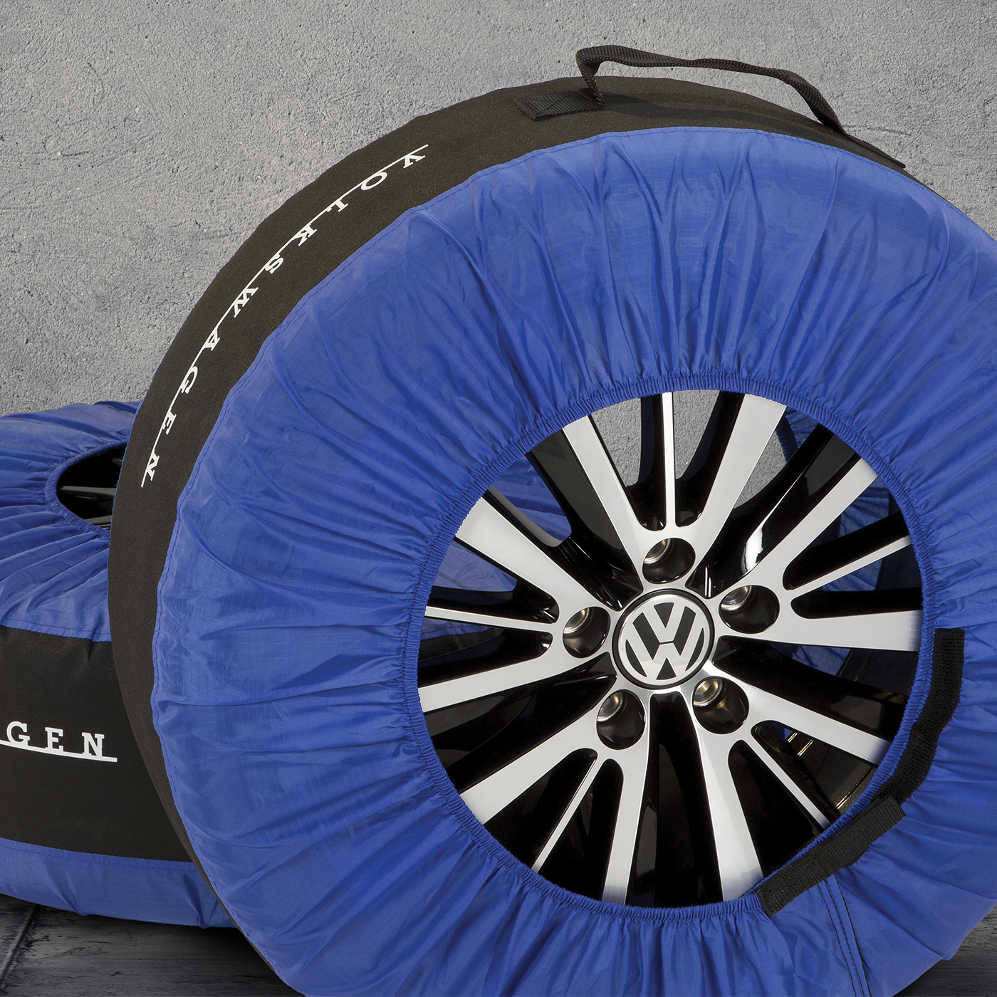VOLKSWAGEN AUDI Car Tyre Carry Bags Set 4 x Covers Race Winter Wheels Storage 