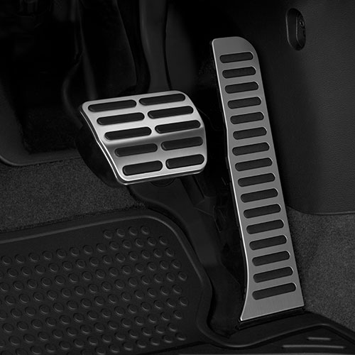 VW Touareg 7L original R-Line Pedalset Pedale Pedalkappen pedal cover pads caps